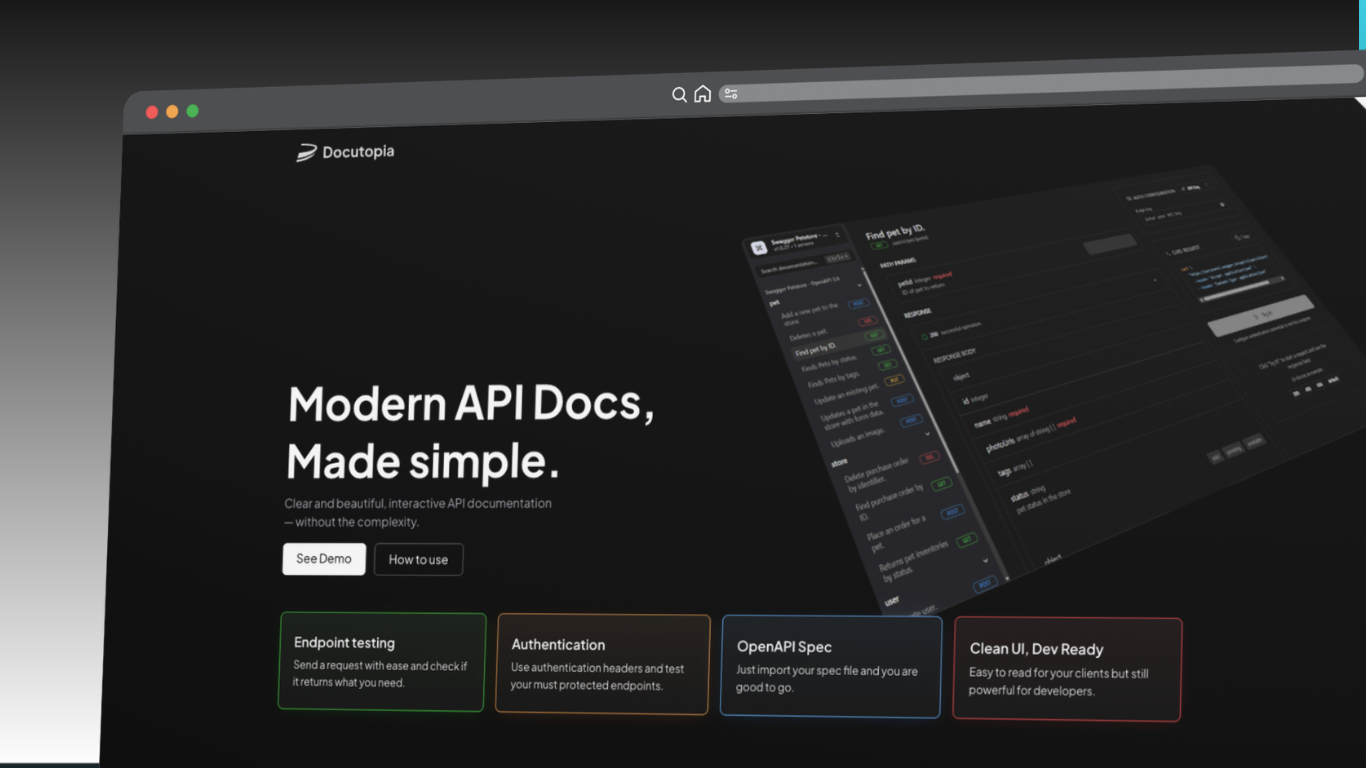 Developer tooling Docutopia