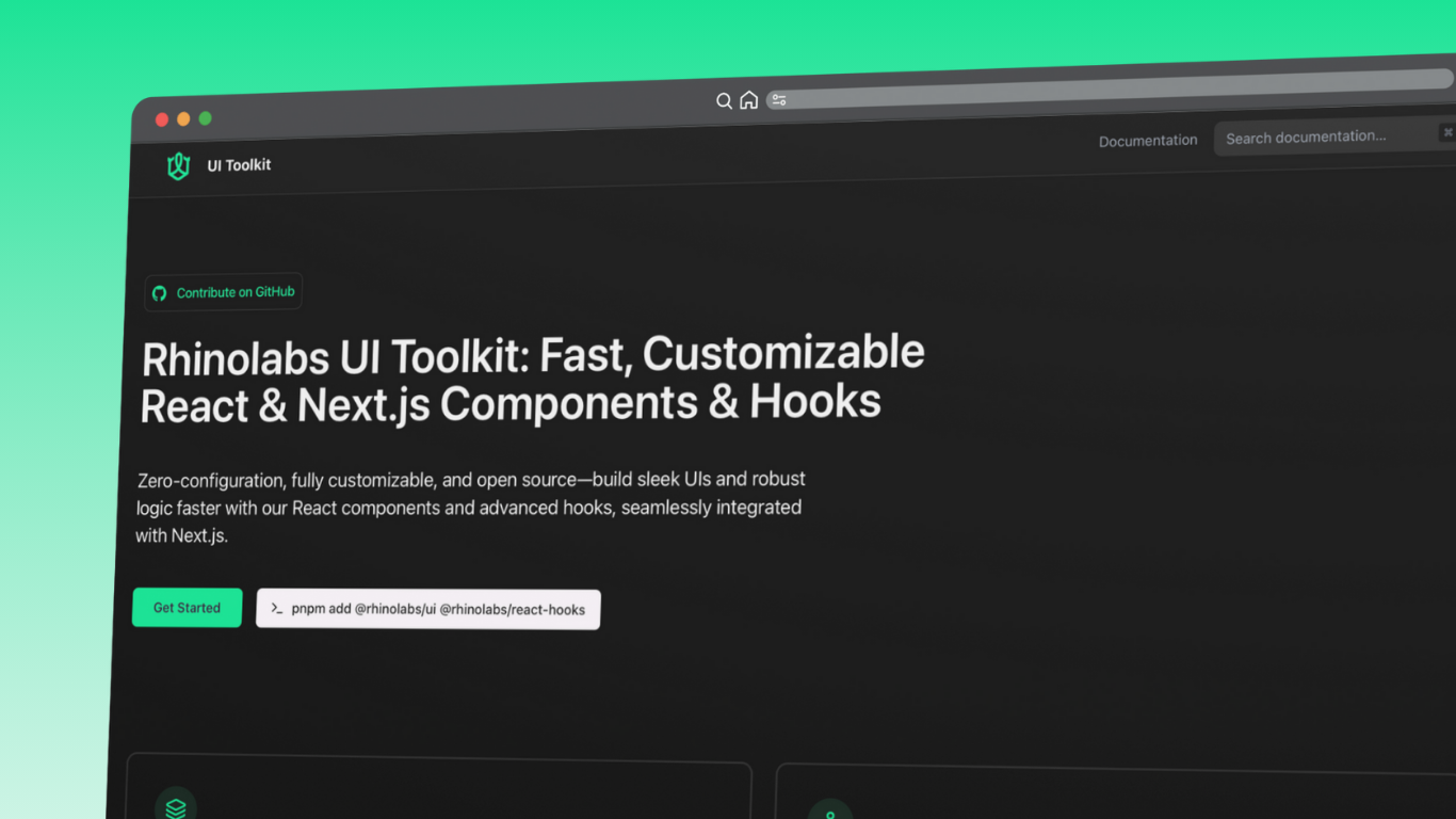 Rhinolabs UI Toolkit